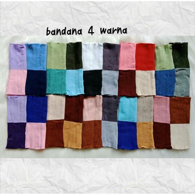 Ciput bandana 4 warna / inner hijab 4 tone