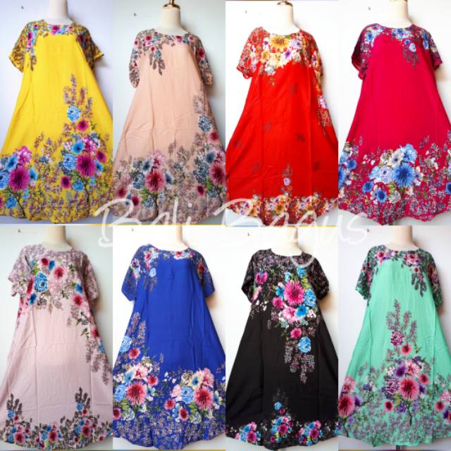 DASTER BALI SAKURA XL & XXL & BUSUI(BISA PILIH MOTIF DAN