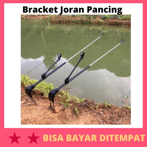 Bracket Joran Pancing Ikan Adjustable Holder / Bracket Braket Penyangga Stand Holder Dudukan Joran P