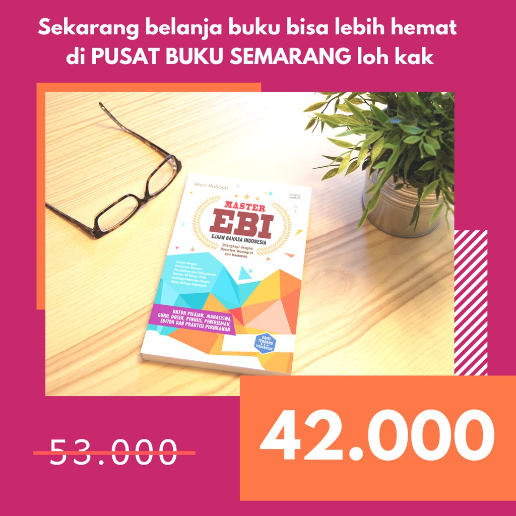 BUKU PUEBI EYD MASTER EBI EJAAN BAHASA INDONESIA | Shopee Indonesia