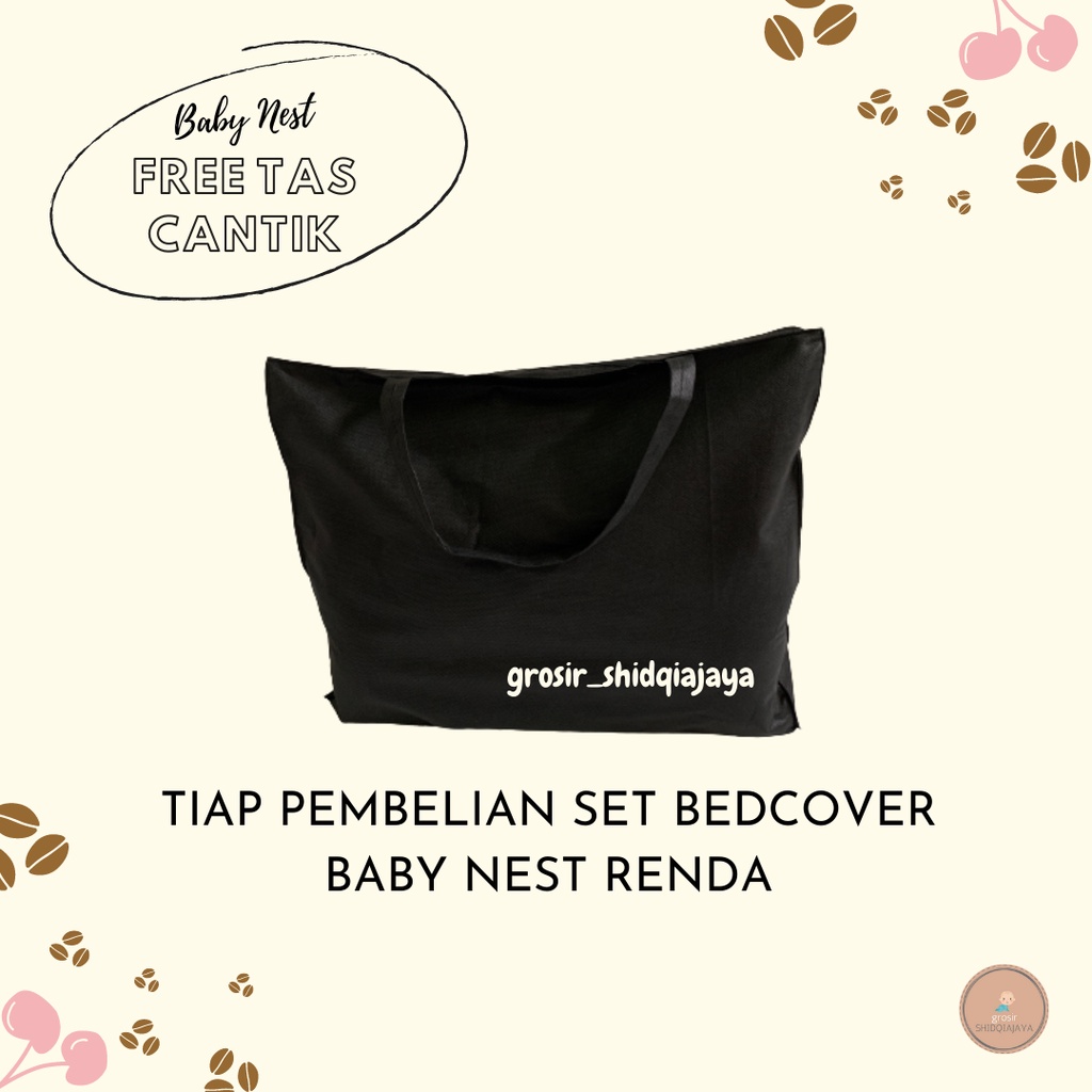 READY STOCK KASUR RENDA PREMIUM FREE BANTAL GULING DAN TAS PENYIMPANAN/BABY NEST RENDA