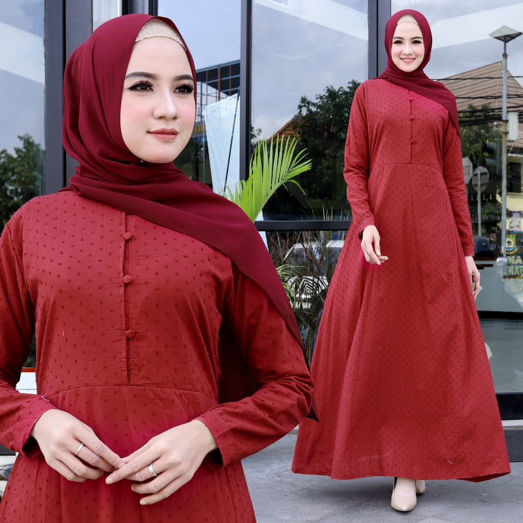 HOPYLOVY -  Gamis Wanita Kekinian Arlina