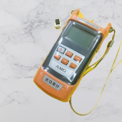 OPM AMG/Optical Power Meter Cable Tester - AMG-Kuning Alat Pengukur Daya Fiber Optik