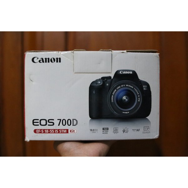 Jual Box Kamera Canon 700D Bekas Mulus Termurah Di Shopee