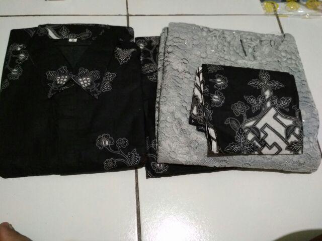 Tasyananu_batik (165 Rb Sepasang) Couple Ayushita / Couple Batik Selendang Ayushita/ Pager Bunga