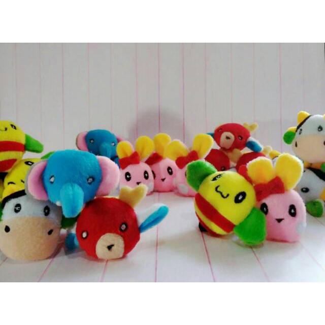 Gelang Bayi Rattle Animal / Gelang Boneka / Gelang Rattle