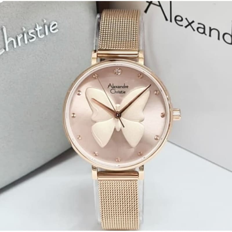 Jam Tangan Wanita Alexandre Christie 2850 AC2850 AC 2850 Original Garansi