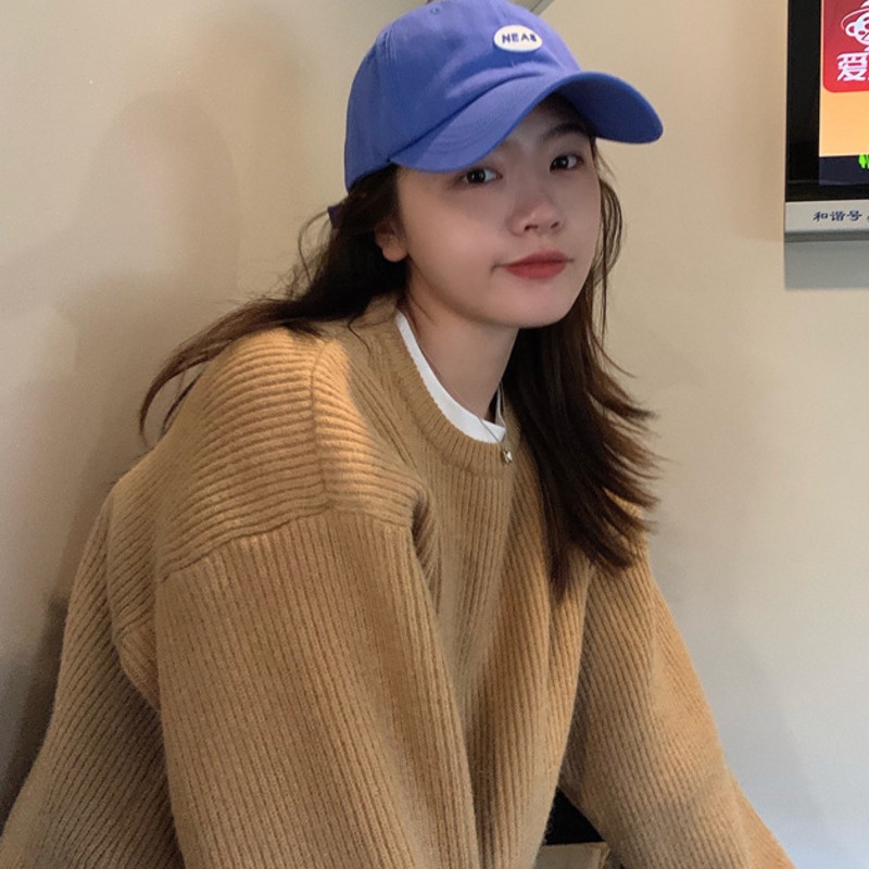 Topi Baseball Casual Gaya Korea Untuk Pria / Wanita