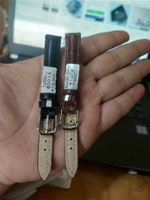 Strap tali jam tangan kulit timeking original 12mm