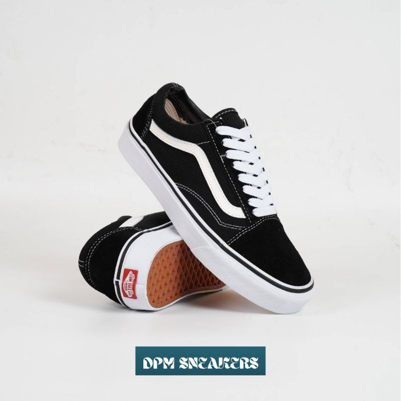 Jual Vans Old Skool Classic Black White Original | Shopee Indonesia