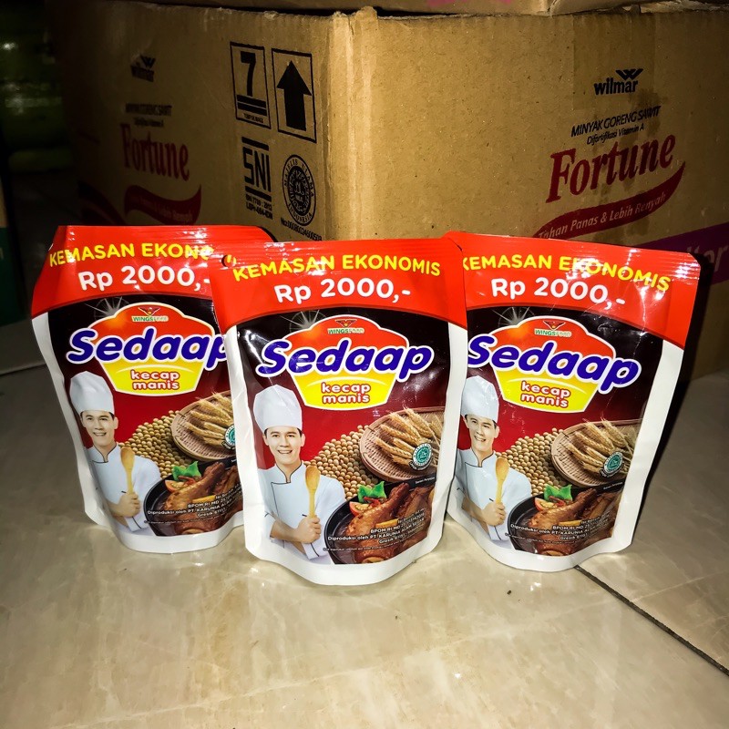 

Kecap Manis Sedaap Refil Kecil 63ml / KECAP SEDAAP MURAH SOLO