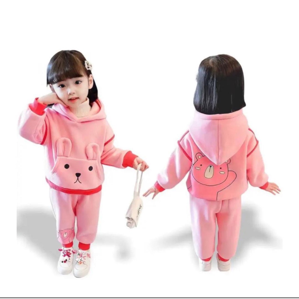 SETELAN HOODIE ANAK LAKI LAKI PEREMPUAN UMUR 1-5 TAHUN SETELAN HOODIE ANAK BAJU PAKAIAN ANAK LAKI LA