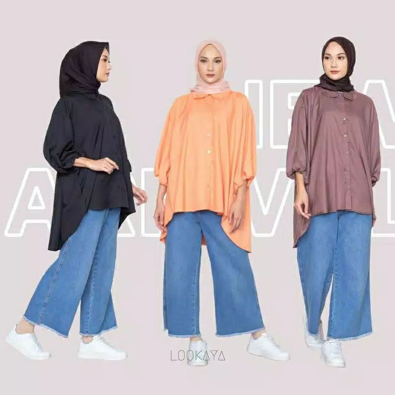 Biiu Kemeja Atasan Wanita Oversize