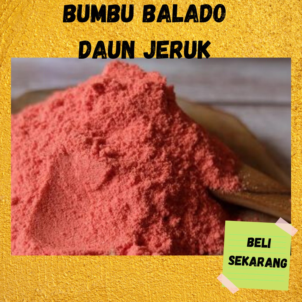 BUMBU TABUR BALADO DAUN JERUK 1 KG FOOD GRADE 1Kg Bubuk Bumbu Kentang