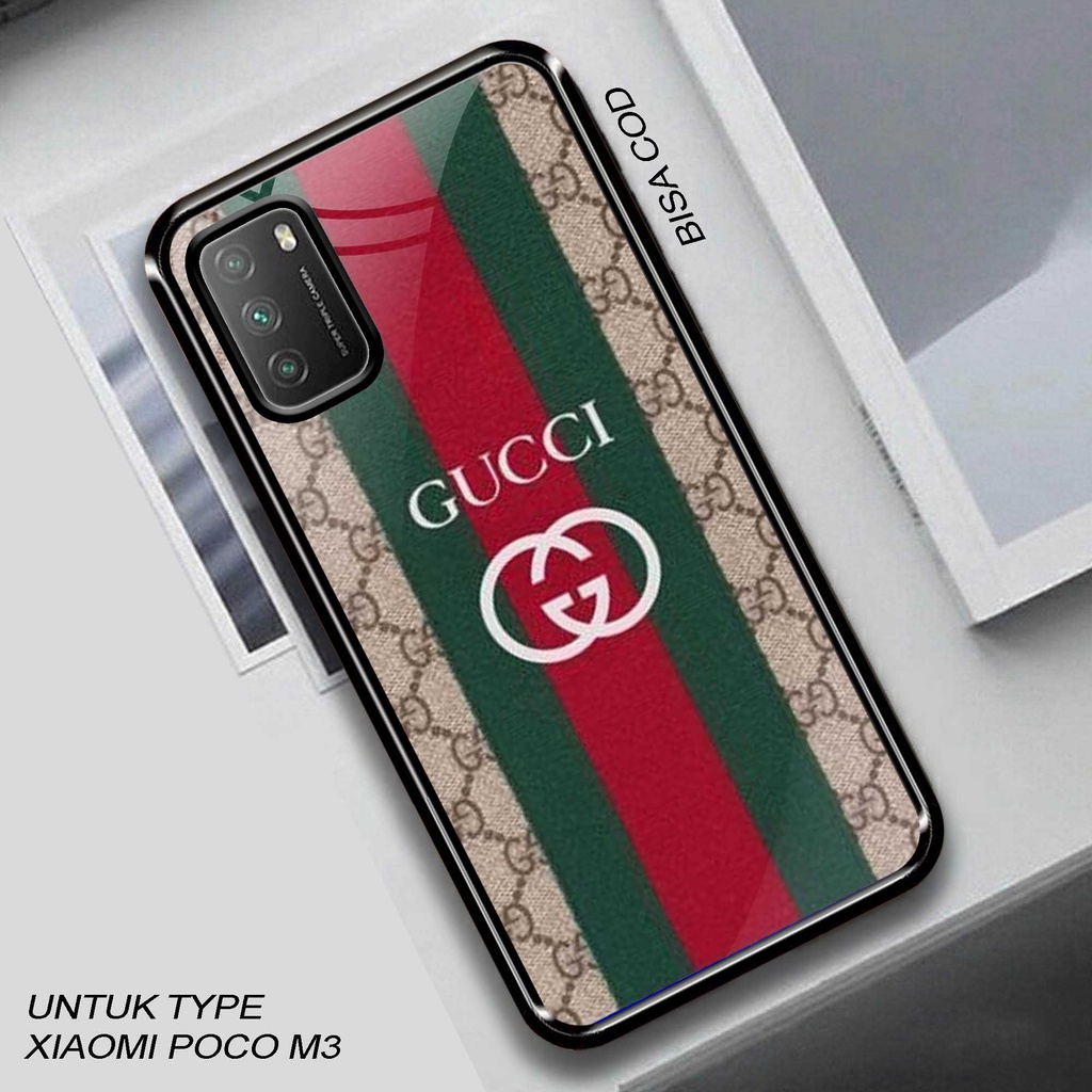 Case Poco M3 - Hardcase Glossy Poco M3 - Silikon Poco M3 - Casing Motif ( Aesth Branded ) - Fashion 