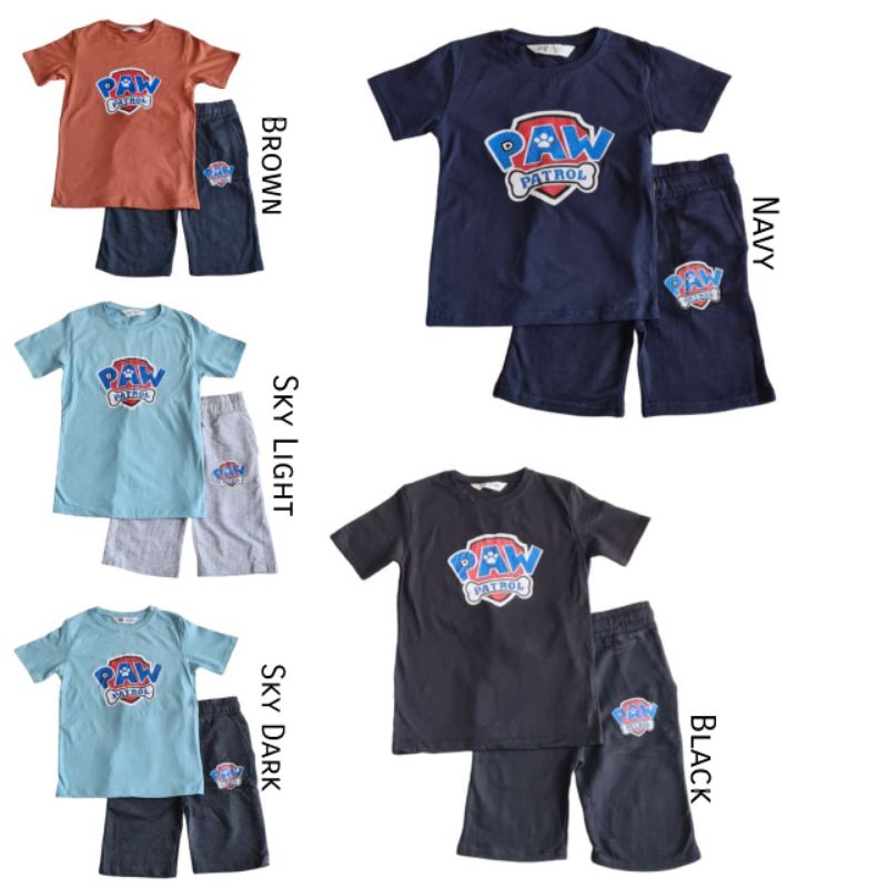 PD757 HM Set Anak cowok Paw Patrol
