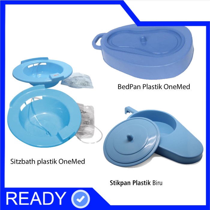 Tempat Buang Air Besar / Stikpan / BedPan / Sitzbath plastik OneMed