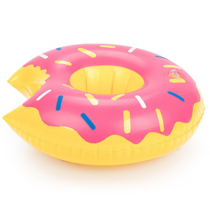 floaties Pelampung gelas Cup holder flamingo nenas Coconut tree DONUT