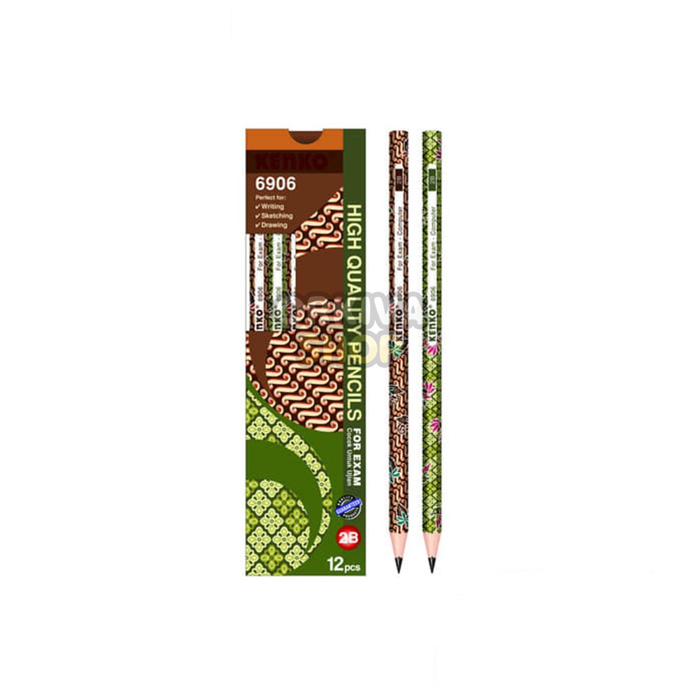 

Pensil 2B Kenko 6906 Batik (isi 3 pcs)