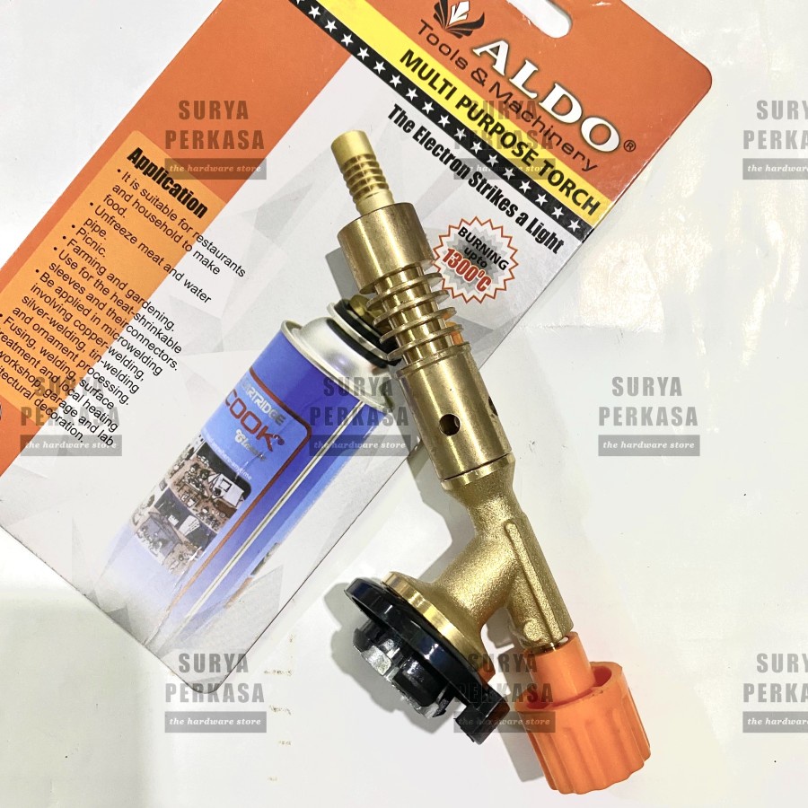 FIRE TORCH / BURNER TORCH / KEPALA PORTABLE GAS KALENG ALDO 7003
