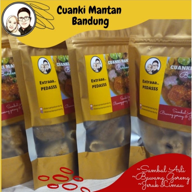 

Cuanki Bandung Extra PEDASSS Sambal Asli, Bawang Goreng & Jeruk Limau