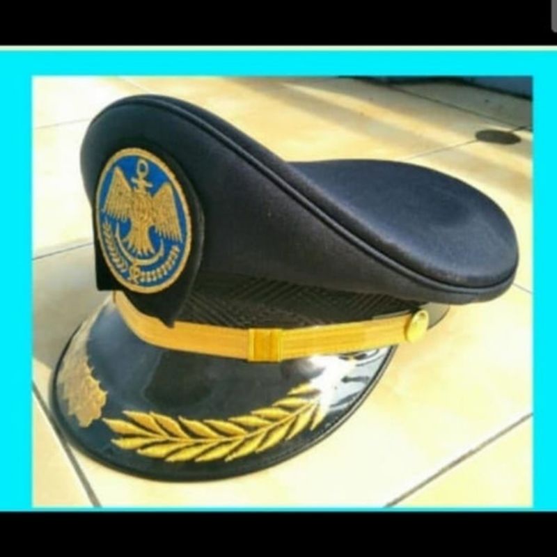 Topi Pet PDU Pria Dishub Topi Pet PDU Perhubungan gol 4c - 4d.