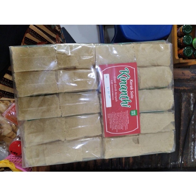

KARAK MENTAH MERK KINANTHI 1 pack isi 10 iji