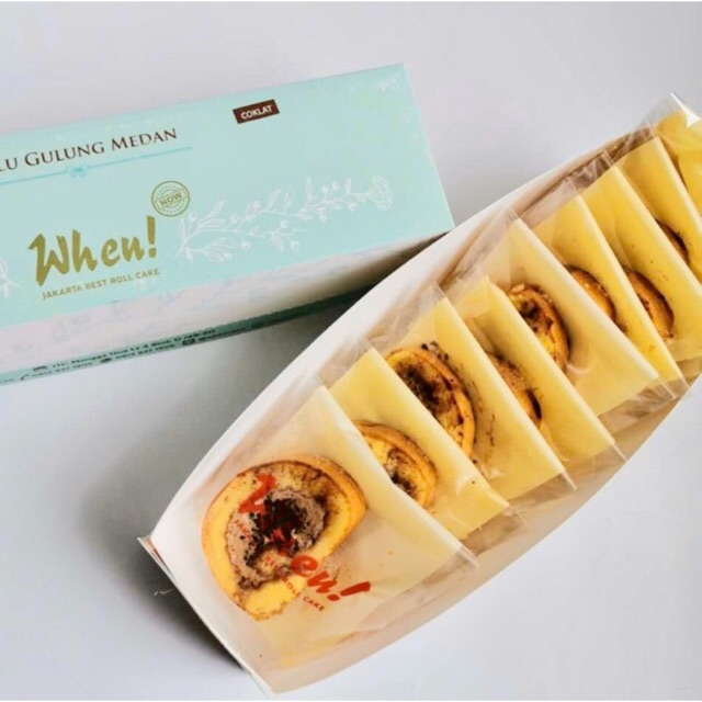 

Bolu Gulung Medan WhenCake Individually Pack Rasa Coklat