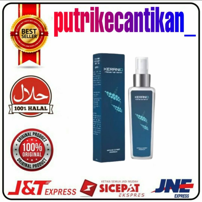 COD Keraniq Asli Original Obat Penumbuh Rambut Botak Rontok Rusak