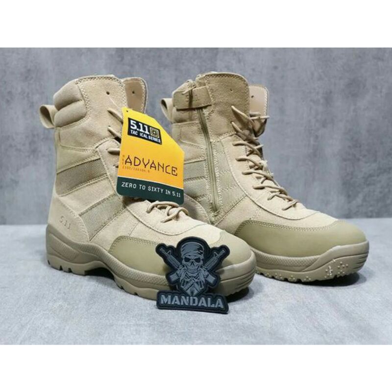 Sepatu 511 / Sepatu Tactical Import 8 Inch Krem Premium