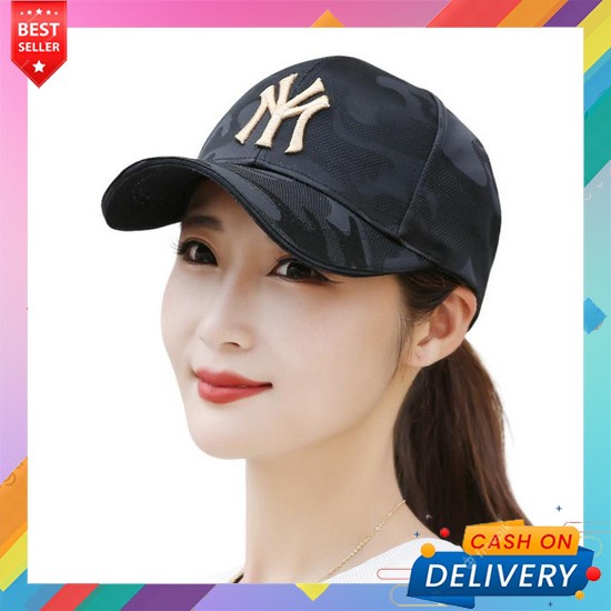 Topi Distro Thanksinsomnia Topi Pria Wanita Caps Baseball Baseball Cap : Ny Camo - Topi Baseball Top