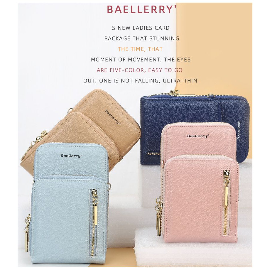 BAELLERRY N0110 Tas Selempang Wanita Bahan Kulit PU Leather Premium WATCHKITE WKOS