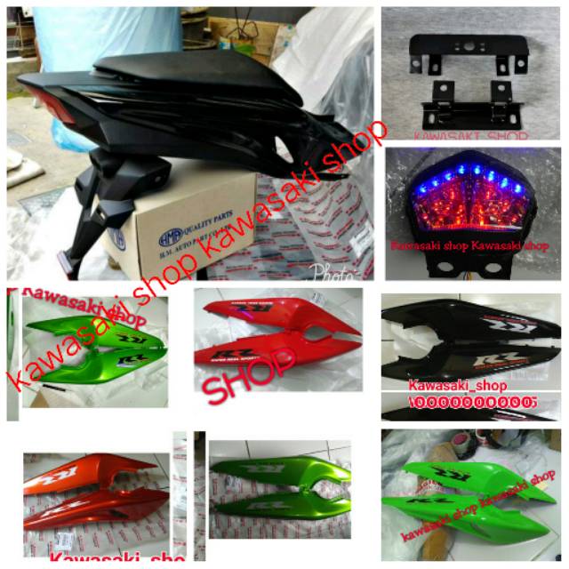 Upgrade cover body belakang ninja rr new full set original