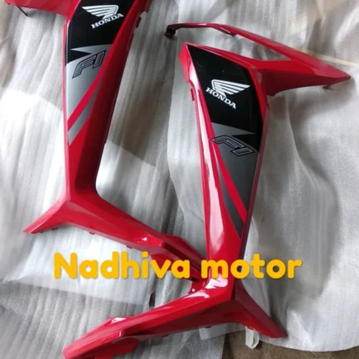 cover body sayap tameng depan supra x 125 fi 2015 2016 2017 merah