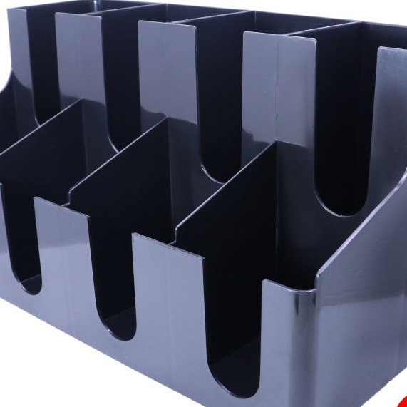 Cup Holder Organizer All Size Double 8 Slot Akrilik / Cup Holder Organizer Serbaguna