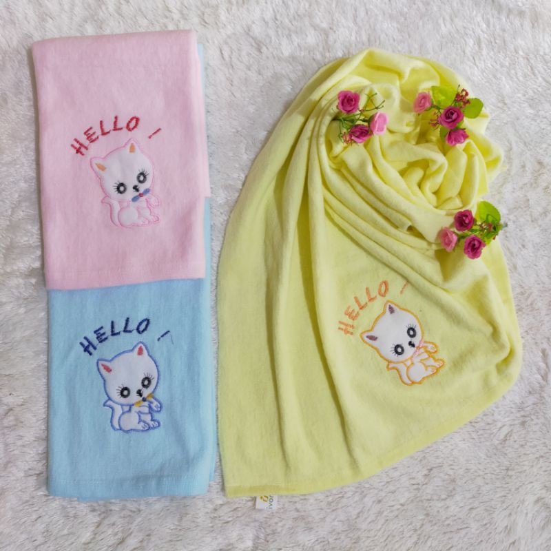 Handuk Bayi Lembut Baby Towl Ivory