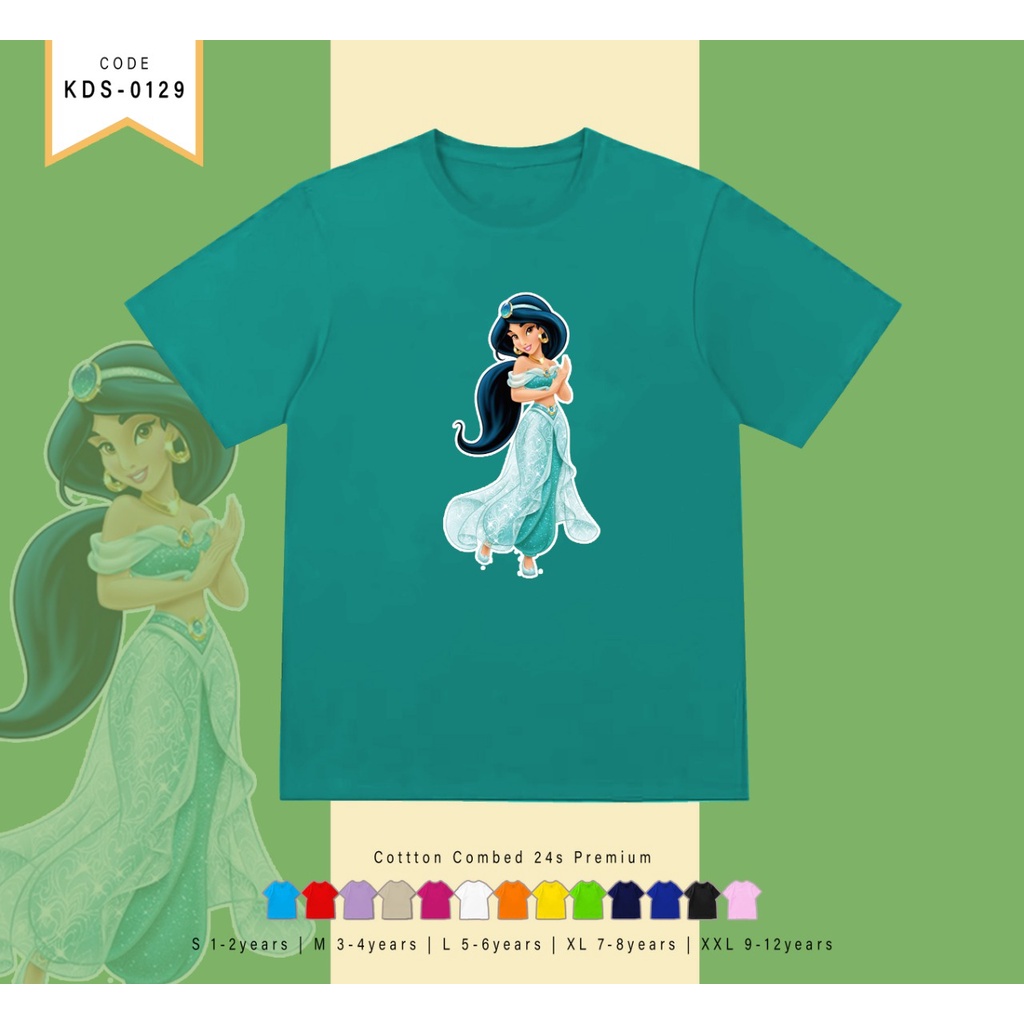 T-SHIRT / KAOS ANAK-ANAK TERMURAH BERGAMBAR PRINCES - TERIMA CUSTOM KAOS KELUARGA