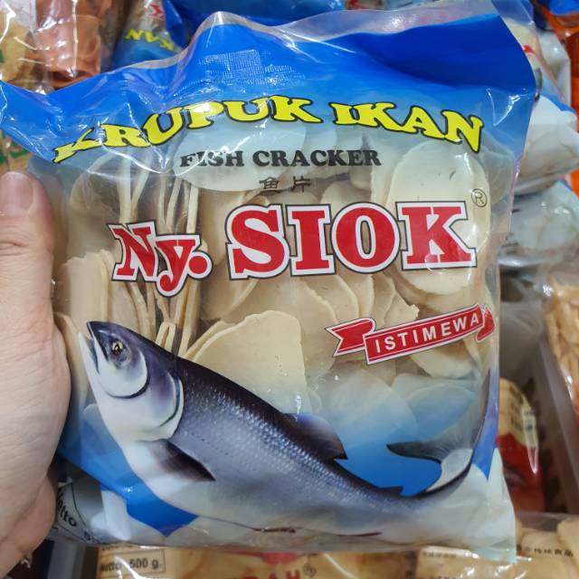 

Kerupuk ikan NY.SIOK 500gr