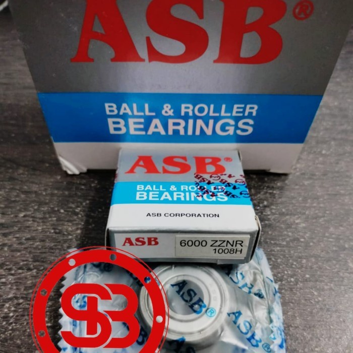 Bearing / Laker / Laher 6000 ZZNR ASB