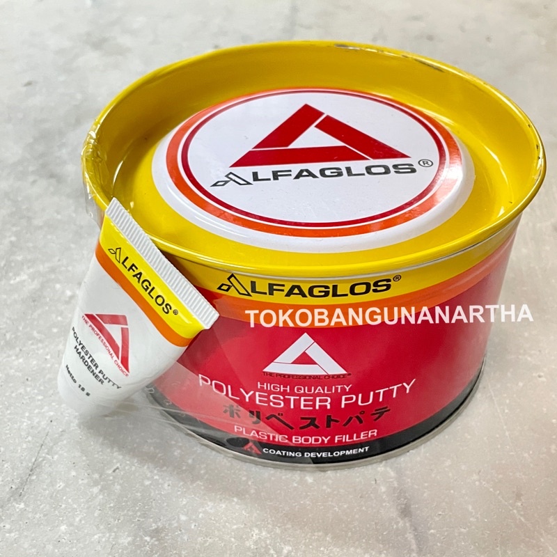 

890 Gram Dempul Alfagloss High Quality Polyester Putty Plastic Body Filler