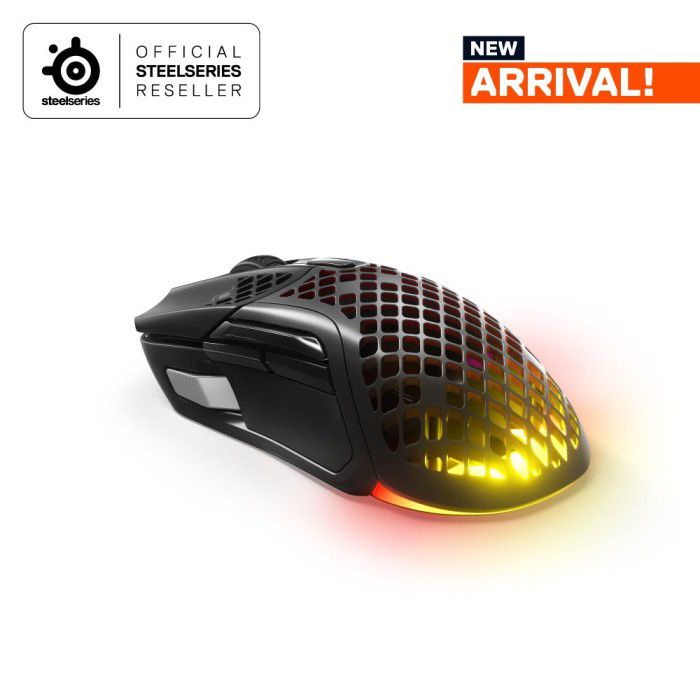 Steelseries Aerox 5 Wireless - Gaming Mouse Ultra Lightweight Multi Genre - Original - Garansi Resmi 1 Tahun