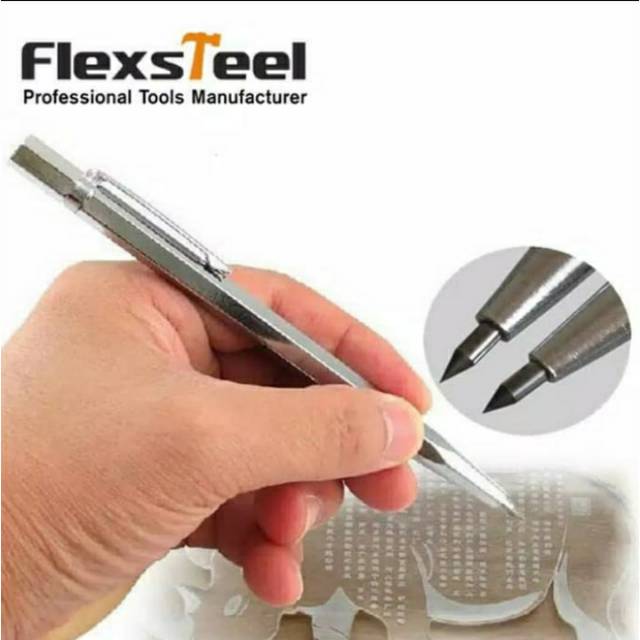 

Pena ukir Penanda Titik Metal Scriber Tungsten Carbide Tip