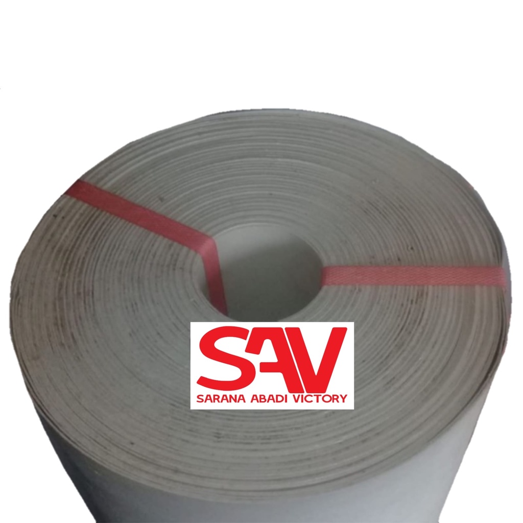 Talang karet PVC PUTIH / Talang karpet PVC putih 70cm panjang 50m