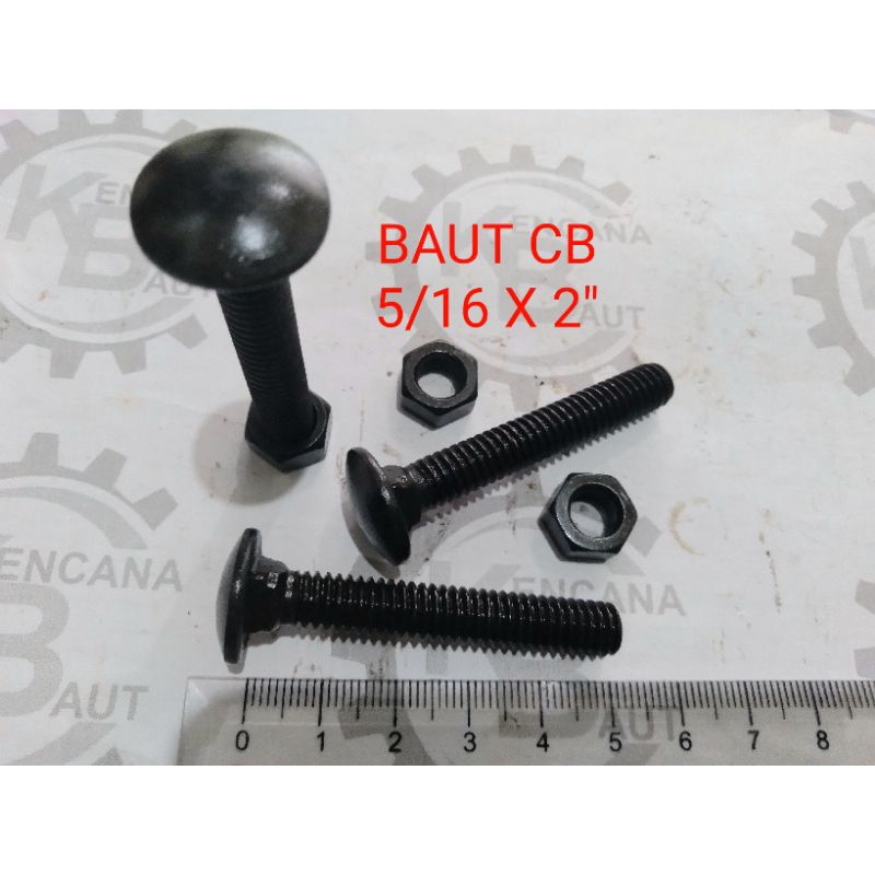 BAUT CB 5/16 X 2" / BAUT PAYUNG / BAUT PAGAR / BUMPER / BAK TRUK