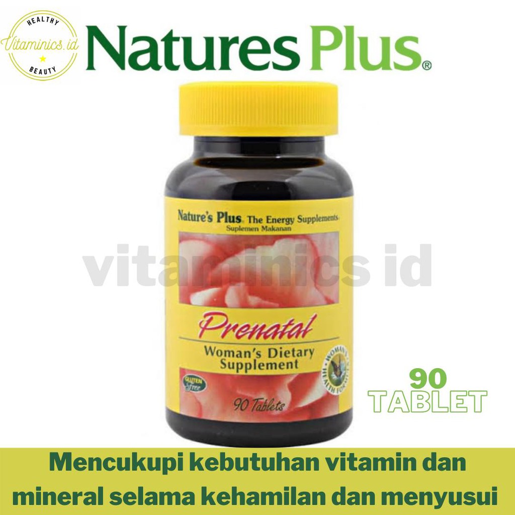 Natures Plus / Nature's Plus Prenatal Complex Suplemen Hamil 90 Tablet