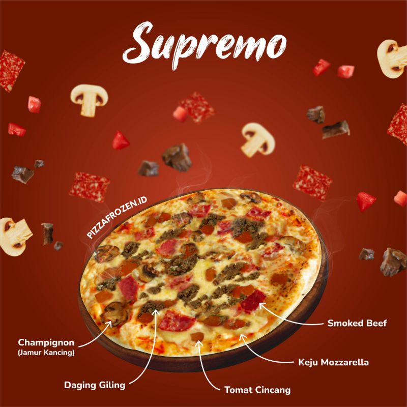 [PIZZAFROZEN.ID] PIZZA FROZEN SUPREMO CISSIPIZZA