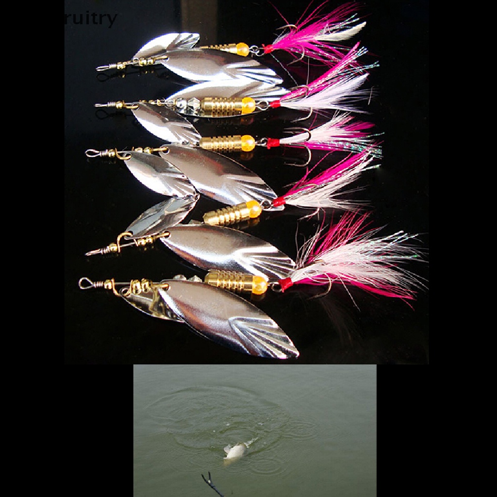 Prt Umpan Pancing Sendok 8g Untuk Ikan Bass Trout Perch pike PRT