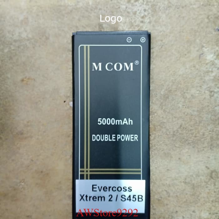 Mcom Battery Batre Batere Baterai Double Power Mcom Evercoss S45B XTREAM 2