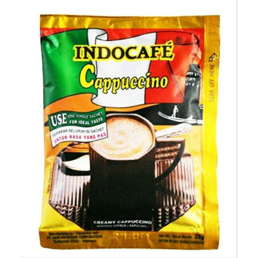 

INDOCAFE CAPPUCINO 15'S 25GR