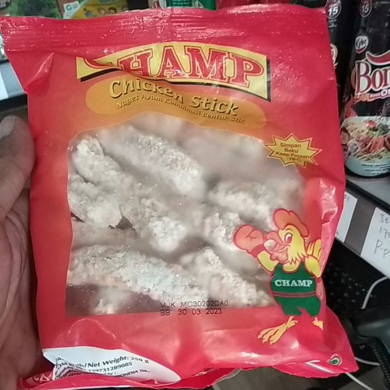 

CHAMP NUGGET CHICKEN STICK / NUGGET AYAM / 250 G